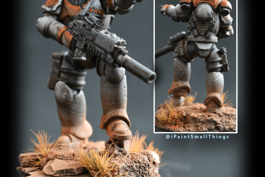 Warhammer 40,000 Space Marine as a Star Wars trooper inspiration